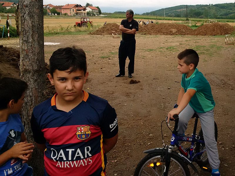 rusi se tek napravljeno igraliste JV