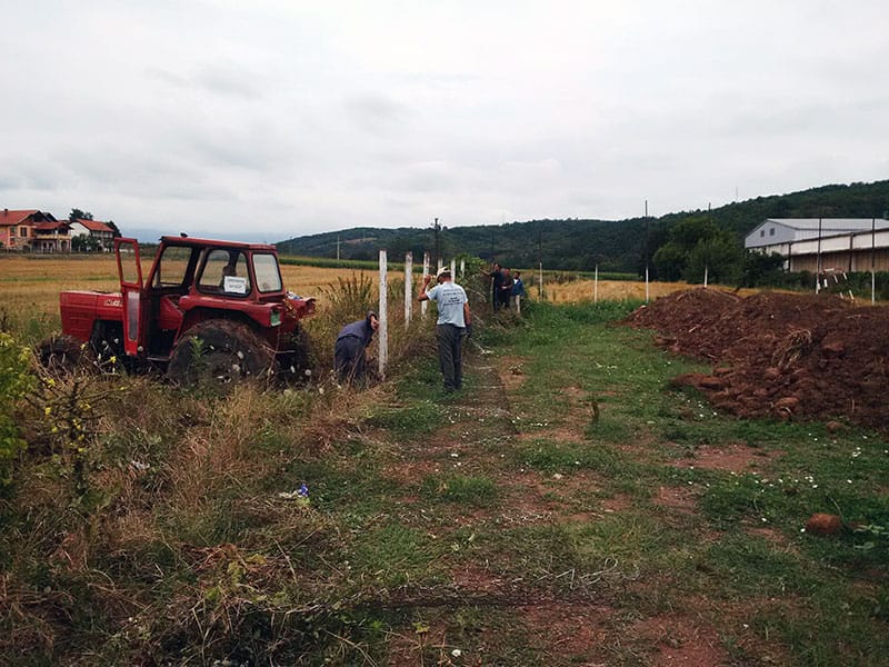 rusi se ograda igralista LjM