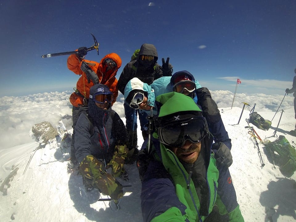 Deo planinara Ekspedicije Kavkaz na vrhu