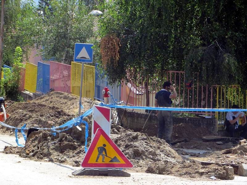 Vranje havarija na vodovodu foto i m