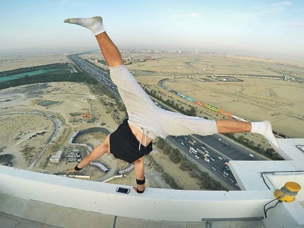 Adrenalinski hobi Nišlija opasan po život 1 Branislav Grivej FB profil Branislava Griveja