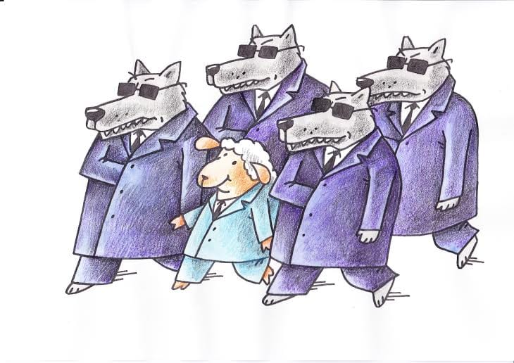 Majstori karikature izlažu u Nišu 12 Vukovi i ovca