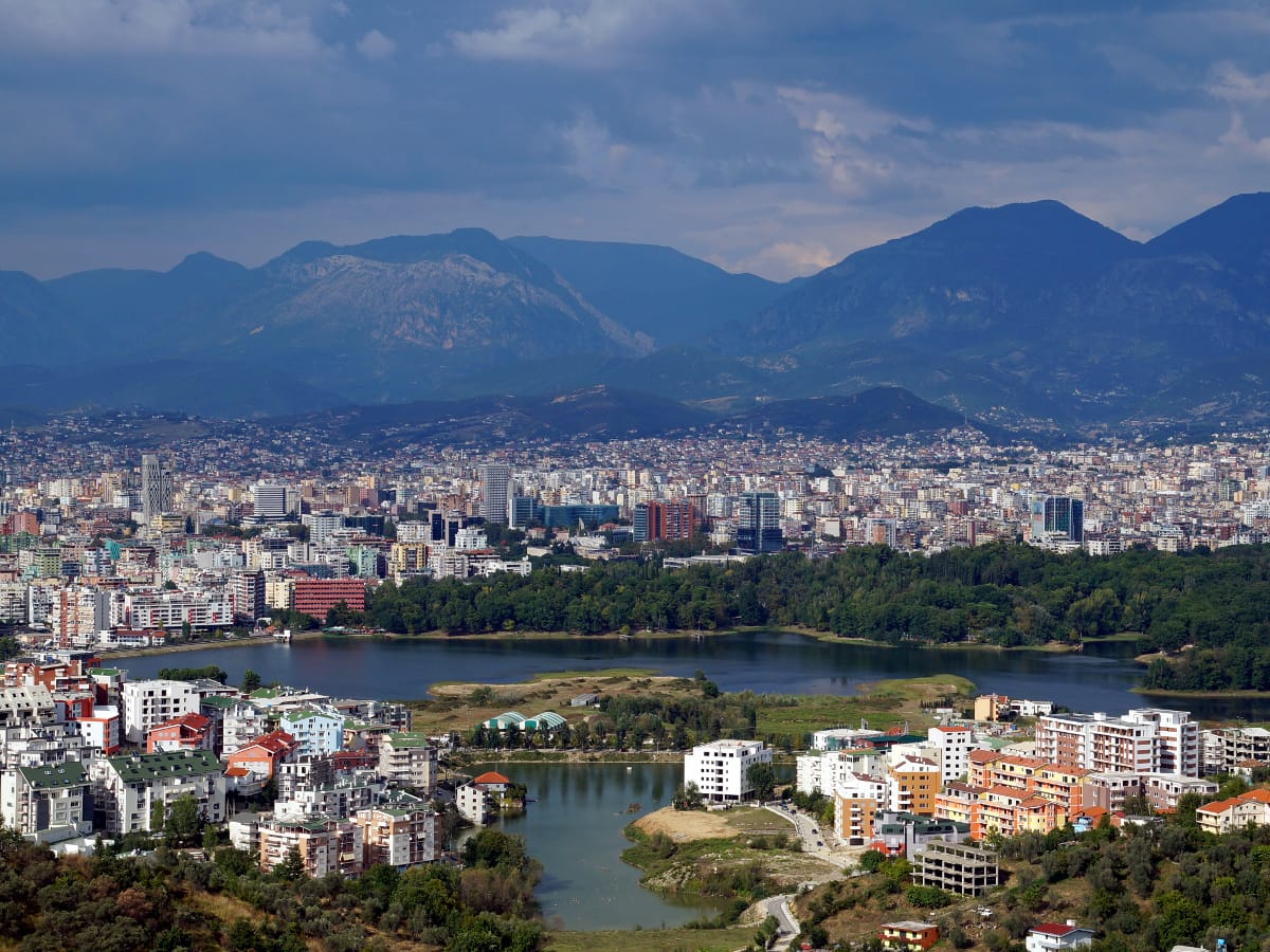 Tirana from South Wikimedia