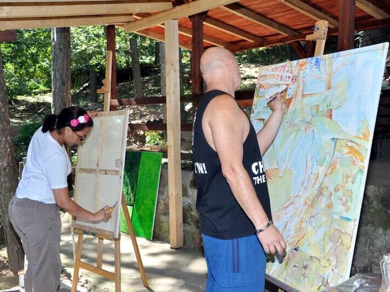 Likovna kolonija Boza Ilic Prokuplje foto LJ M