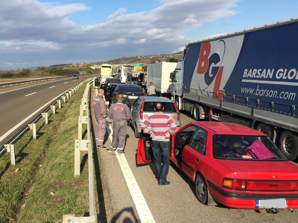 Usporen saobraćaj na auto-putu od Niša ka Beogradu 1 auto put JV