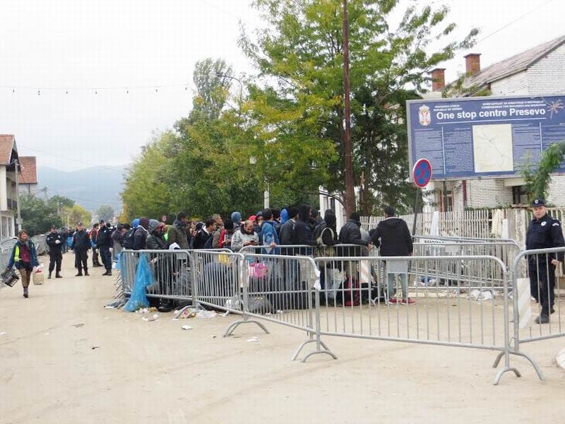 Migranti Presevo foto I M