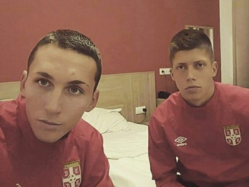 Mrkic i Apostolovic u reprezentaciji fkradnickinis rs