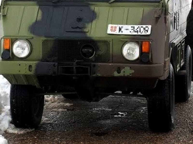 Vojska vozilo foto A K