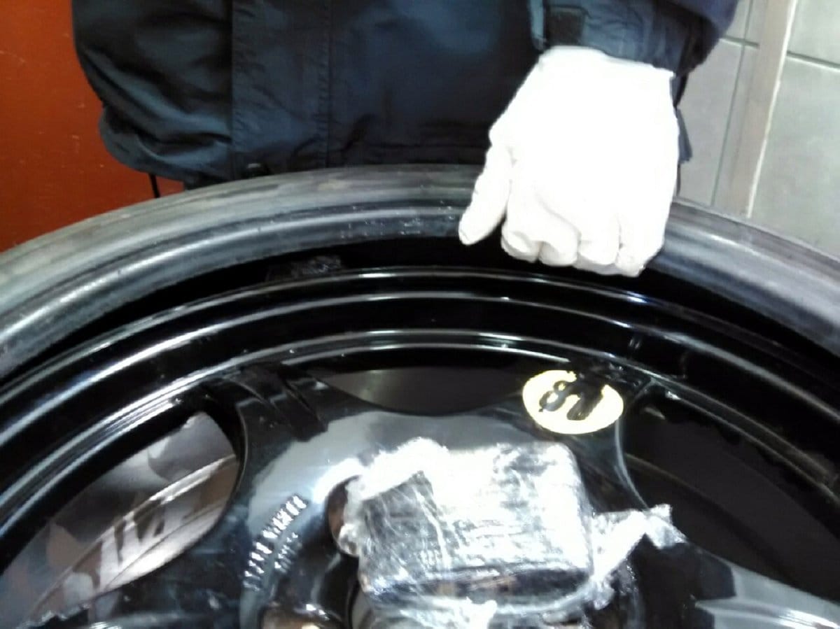 U rezervnom točku krio hašiš 1 hasis UC