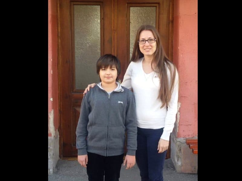 Vanja Petrovic sa nastavnicom foto M R