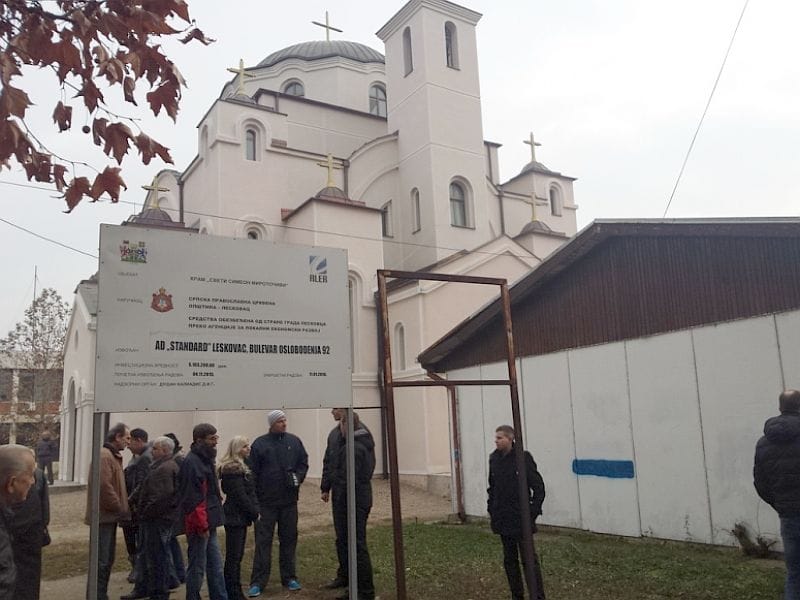 hram Svetog Simeona Mirotocivog Dubocica leskovac foto Grad Leskovac