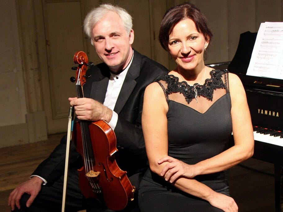 Koncert violiniste i klavira foto FU