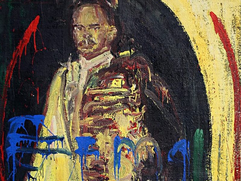 Izložba slika američkog umetnika u Nišu 18 slovacko americki slikar foto Galerija Dan