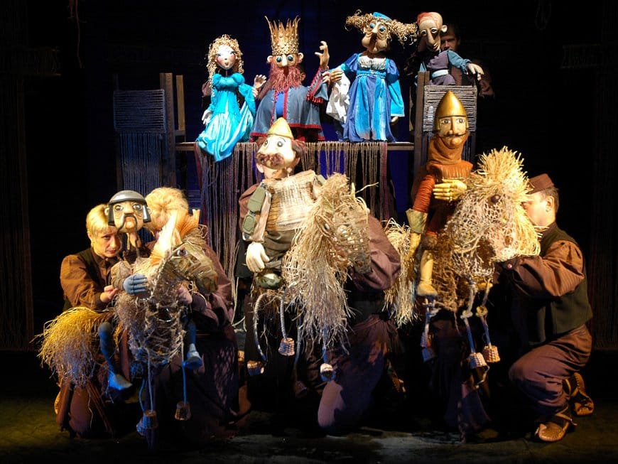 Predstava Carev zatocenik foto Lutkarsko pozoriste Nis