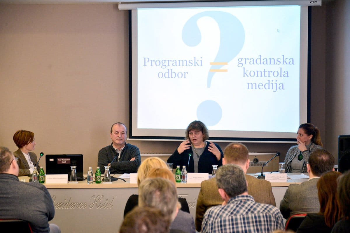 Konferencija o građanskoj kontroli medija; foto: Vanja Keser