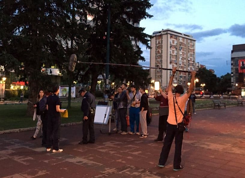 Slika sa snimanja filma foto S K