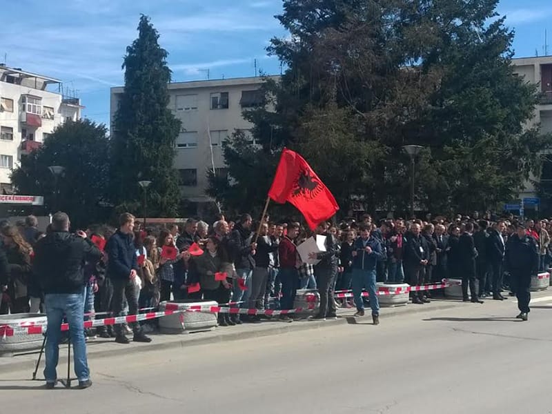 docek za albanskog predsednika u Bujanovcu foto i m