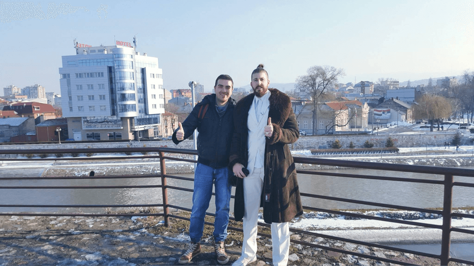 Beli Preletačević i Miloš Bošković