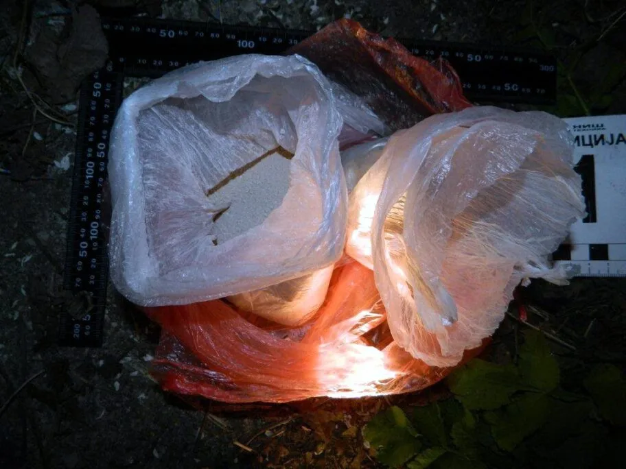 Heroin zaplena foto PU Nis
