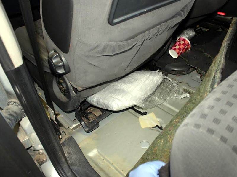 marihuana u autu Presevljanina foto uprava carina