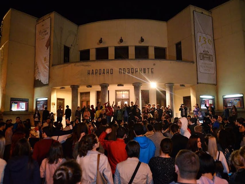 Protest protiv Vucica VK