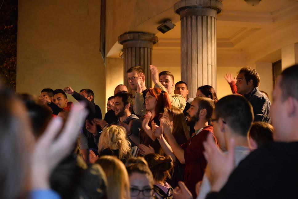 Protest Pozoriste VK