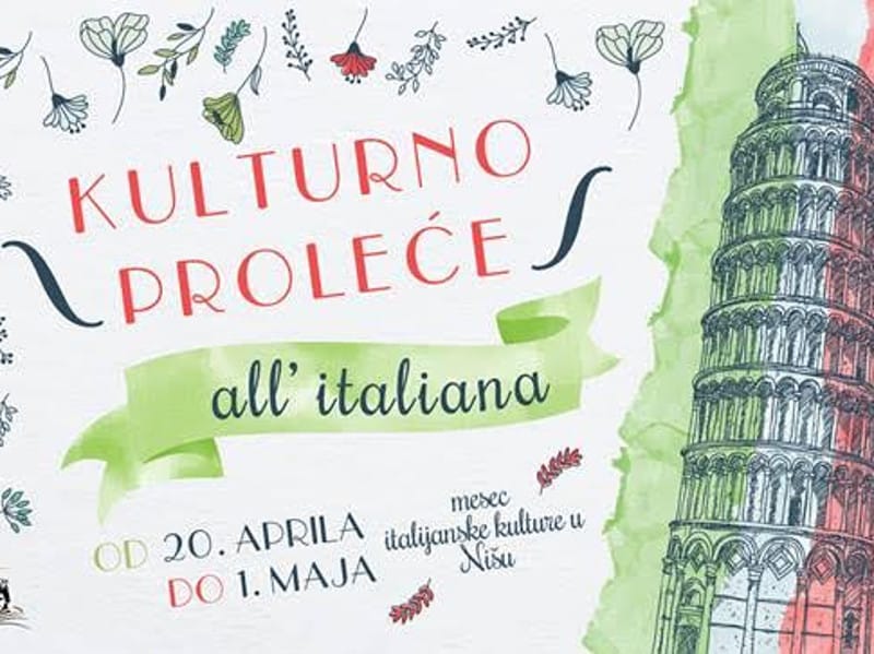 Izložba, filmovi, predavanje i koncert koji promovišu italijansku kulturu u Nišu 17 Kulturno prolece Italijana