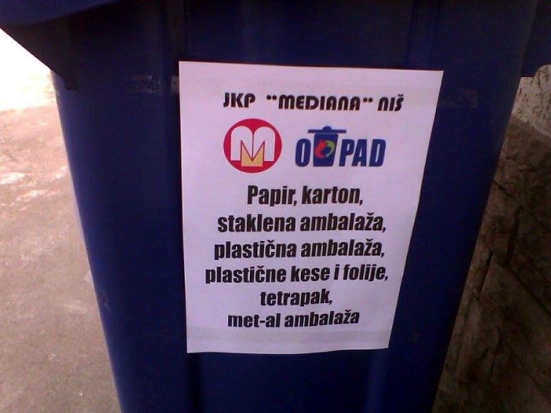 reciklaza mediana J C