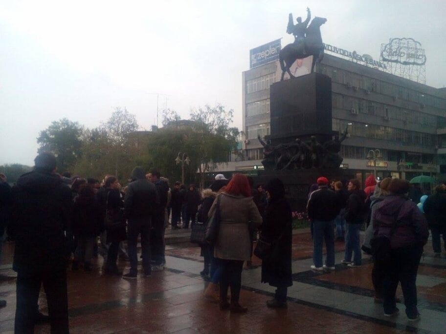 Protest u centru Nisa
