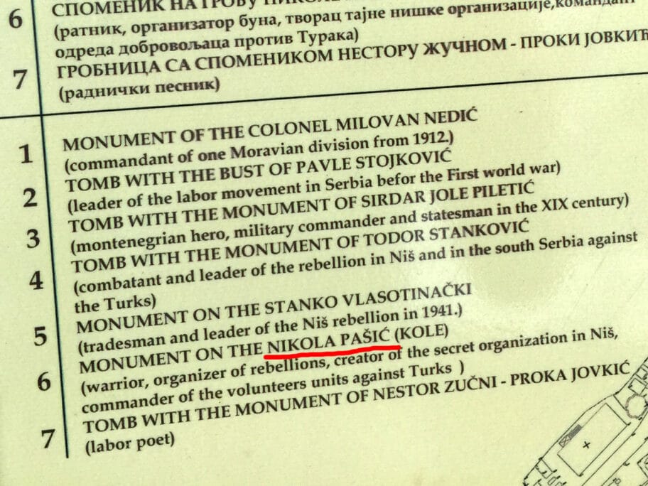 Greska u potpisu Koleta Rasica foto JV P Blagojevic