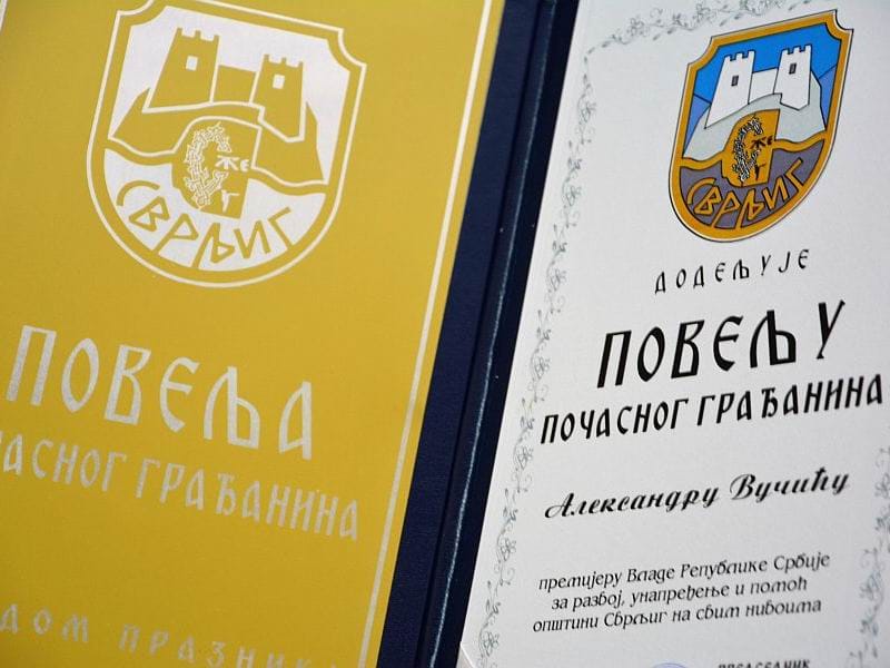 Vucic pocasni gradjanin Svrljiga foto Aleksandar Kostic