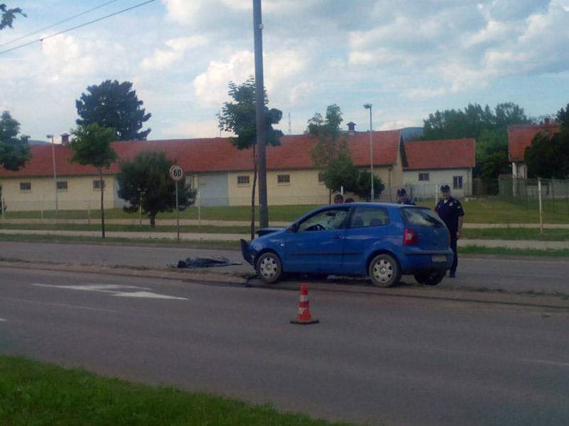 Mladića na Bulevaru Nikole Tesle usmrtio automobil 20 Udes Bul Nikole Tesle foto JV V Markovic