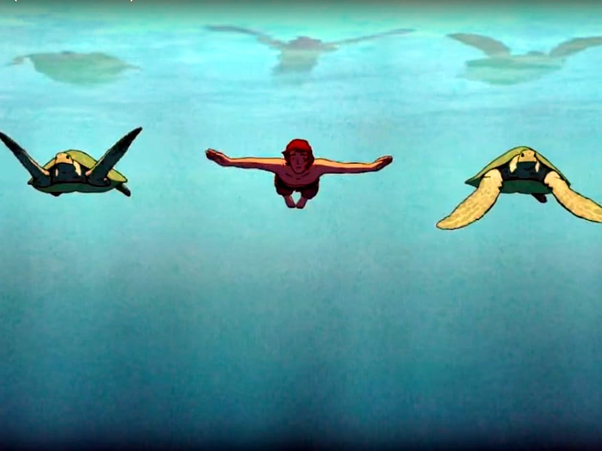 Crvena kornjaca film foto Print screen