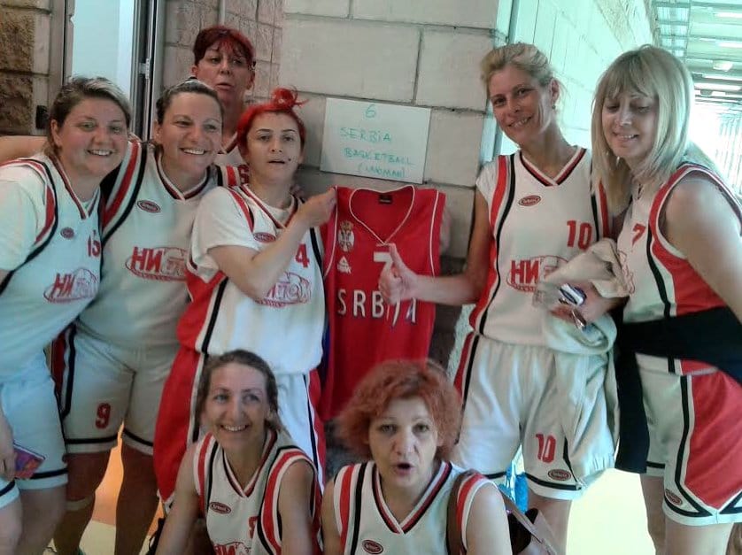 Kosarkasice veteranke foto Dragana Vujanic