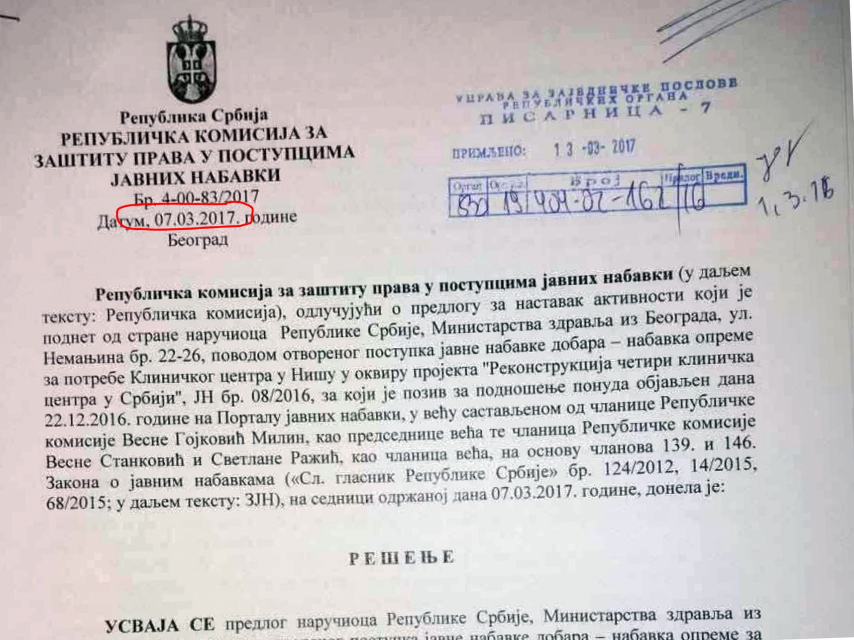 Komisija za zastitu prava