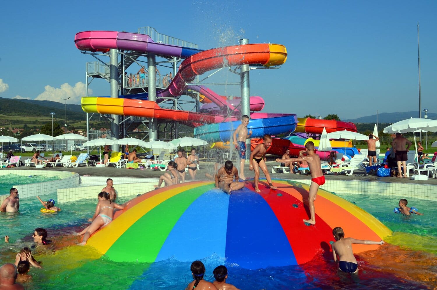 Jedan od bazena u akva-parku