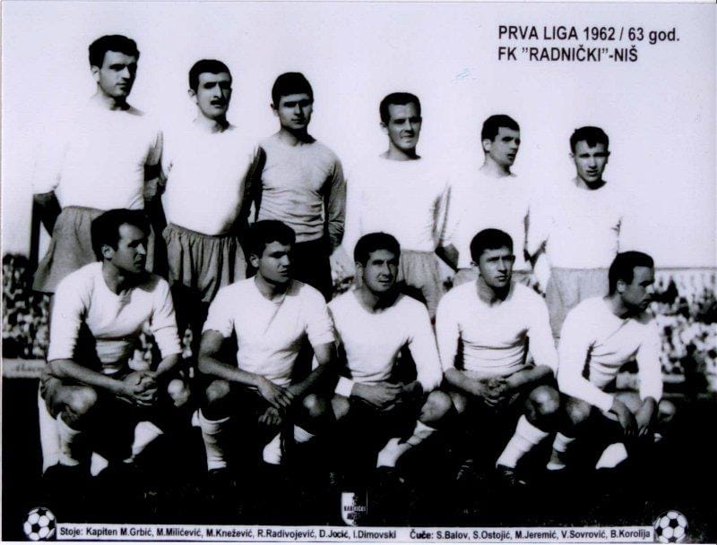 fk radnicki 1962 godine arhiva