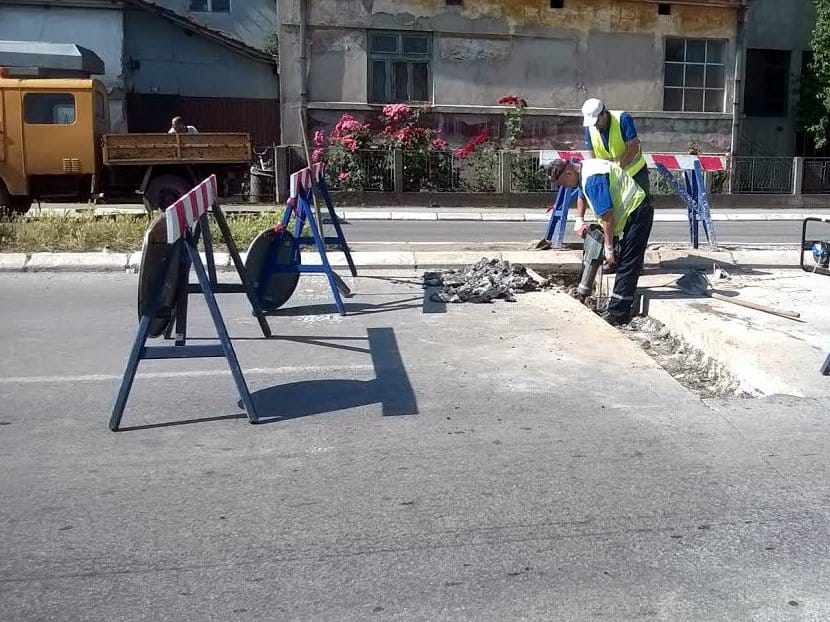 Radovi pesacki prelaz Broj 6 foto Milica Jovanovic