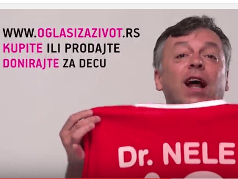 Nova humanitarna akcija za opremanje klinike za decu obolelu od raka u Nišu 19 Oglasi za zivot Screenshot YT