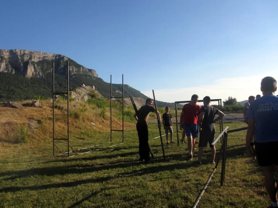 Postavljanje teretane na otvorenom Sicevo foto Milica Jovanovic scaled