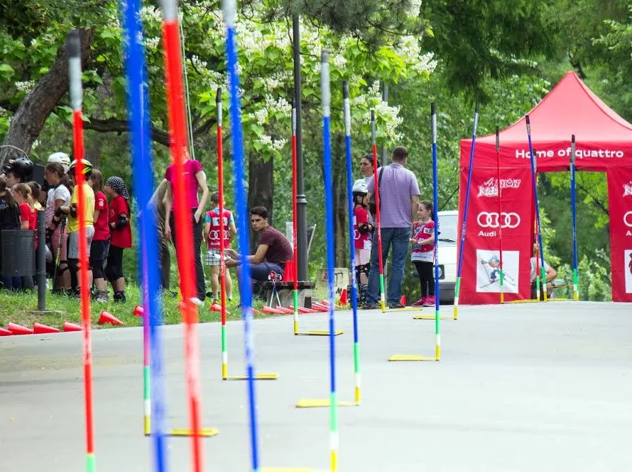 Trka rolerima slalom foto Sportski klub