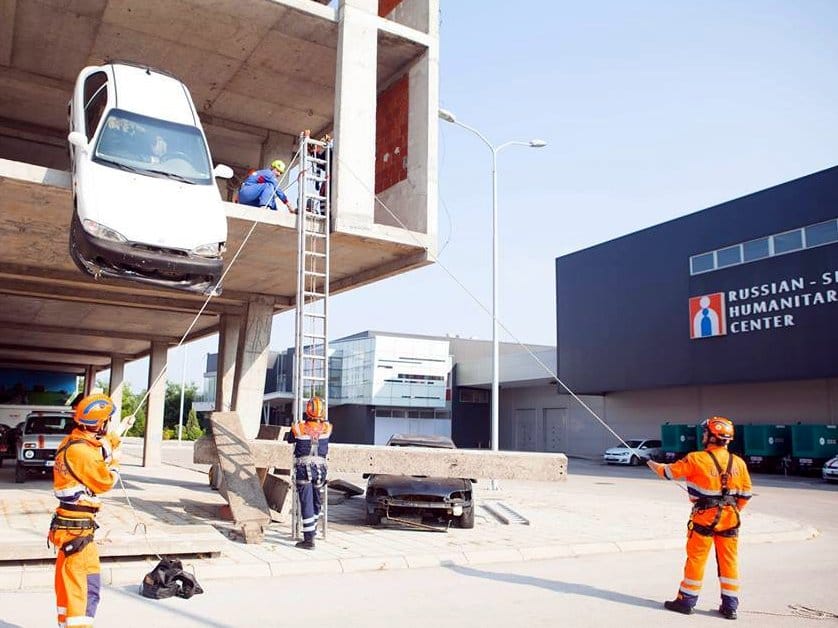 Spasioci iz Mađarske trenirali u Srpsko-ruskom centru 2 Vezba1 foto Srpsko ruski centar