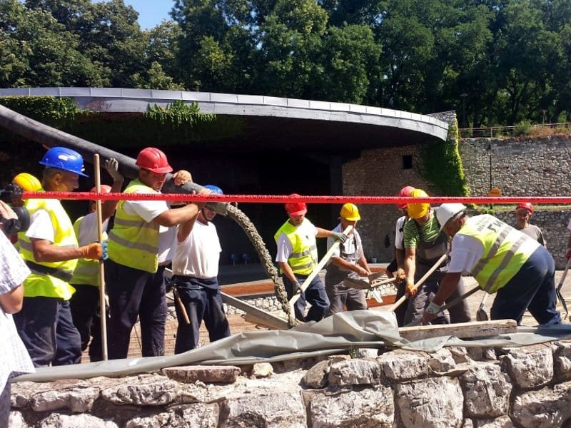 Počela rekonstrukcija niške Letnje pozornice 1 letnja rekonstrukcija foto ni rs