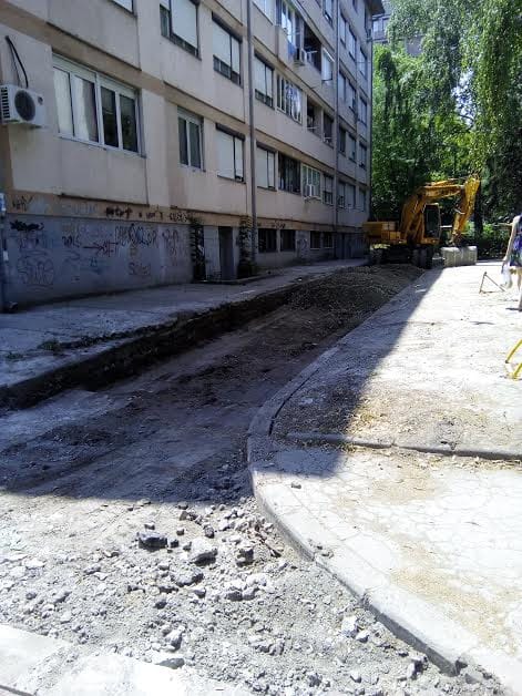 Radovi na prilaznoj stazi Opstina Medijana