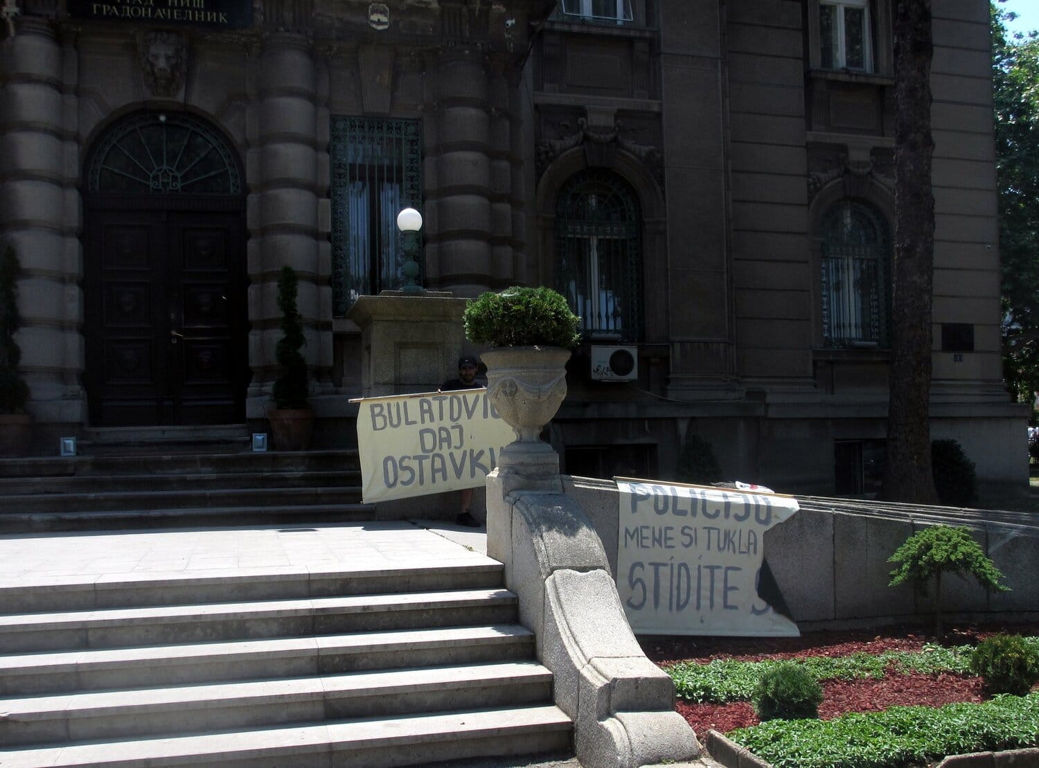 Miroslav Vacic protestuje1 foto JV J A