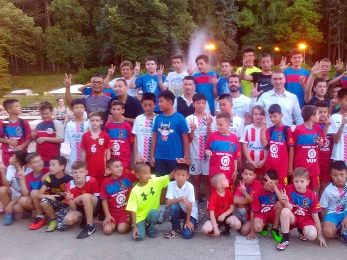 Pioniri fudbalskog kluba iz Kine u poseti Niškoj Banji 20 Pioniri Niska Banja i Kina foto Gradska opstina Niska Banja