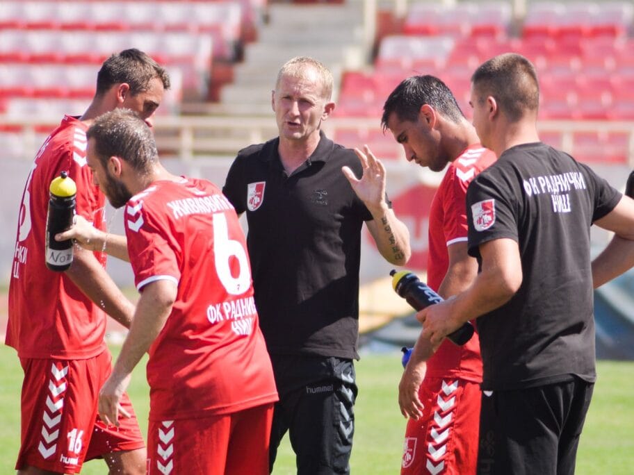 Premijera Super lige: Radnički igra derbi kola protiv Crvene zvezde 6 Radnicki Cair Tomic Golubovic Aksentijevic Dmitrovic foto Vanja Keser