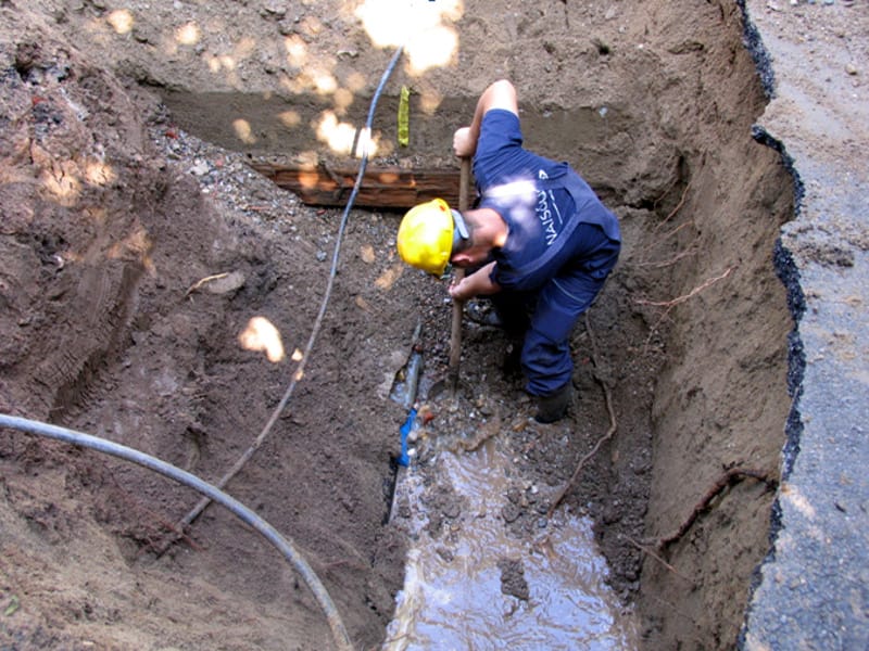 Bez vode deo Trošarine i Gabrovačke reke 17 vodovod havarija jkp naissus
