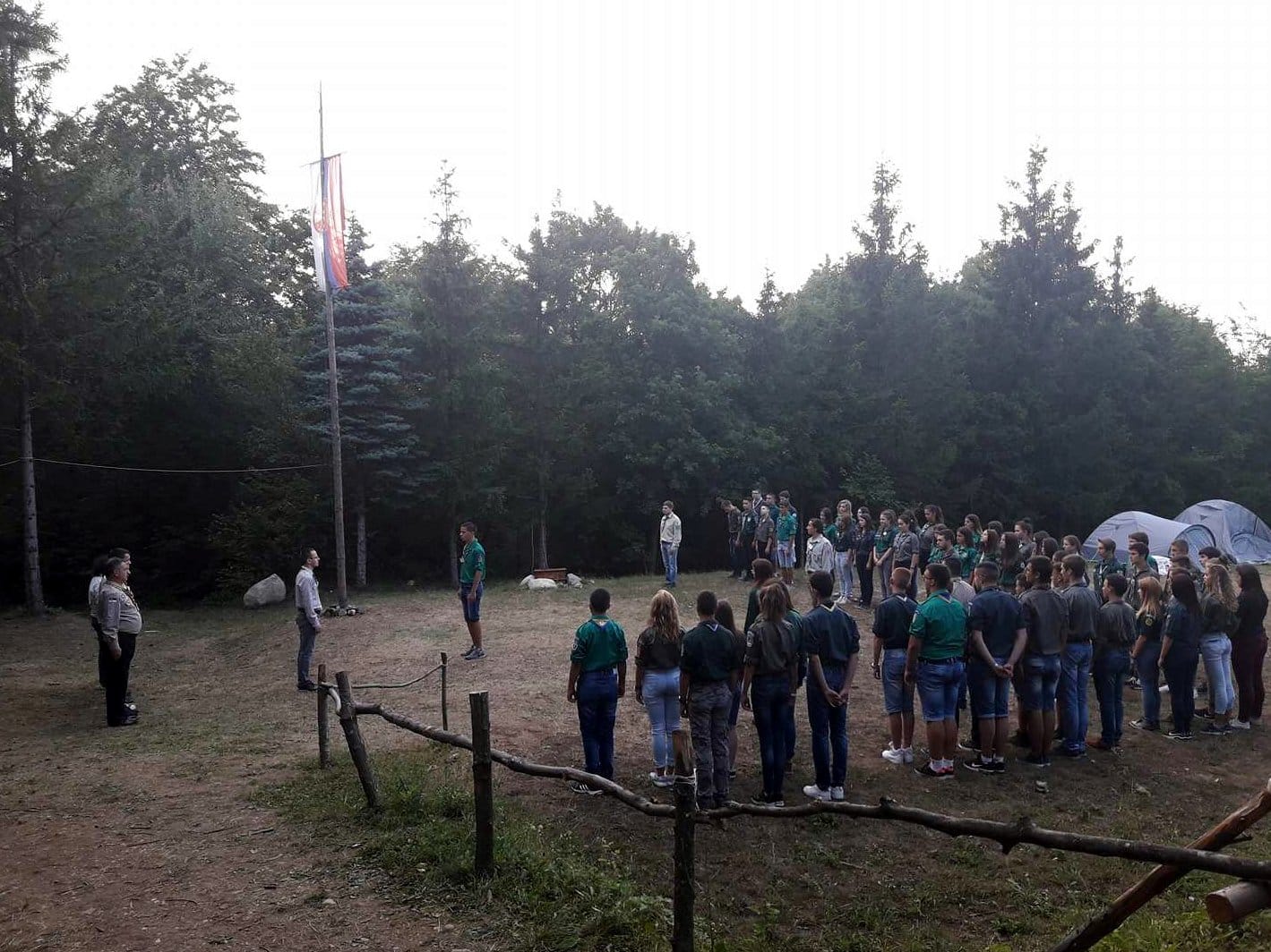 Izvidjaci u Cerju foto Savez izvidjaca Srbije