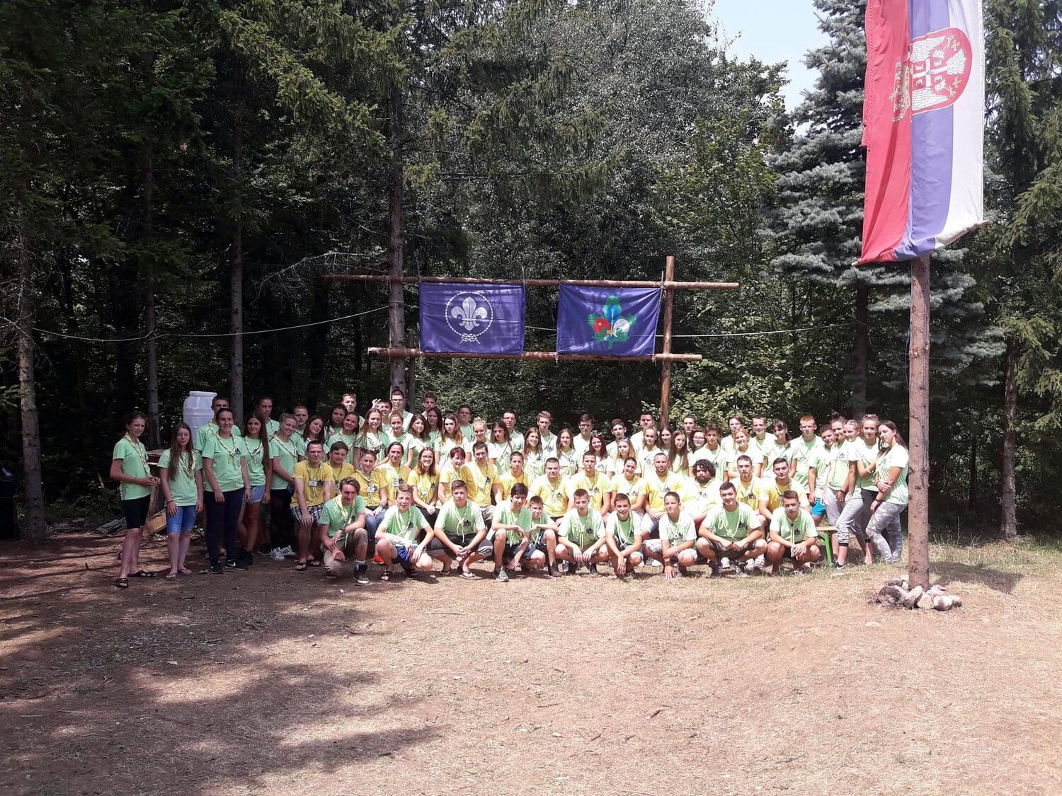 Izvidjaci u Cerju1 foto Savez izvidjaca Srbije